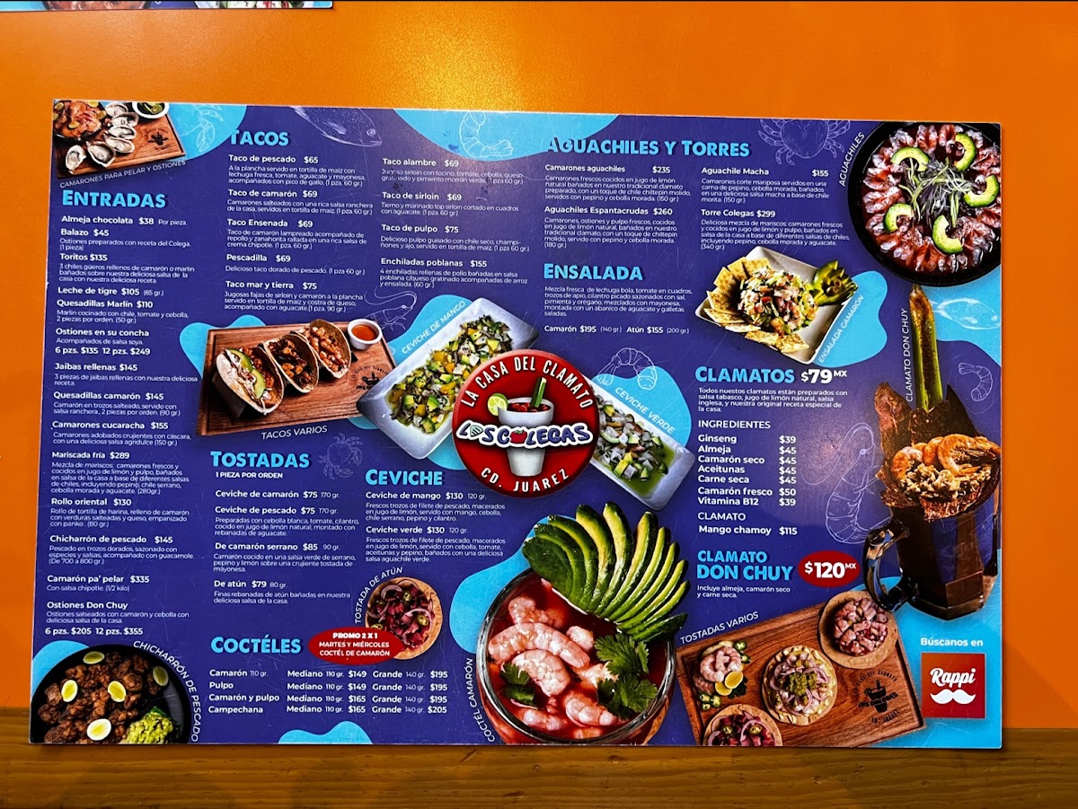 Los Colegas Menu - Image 2